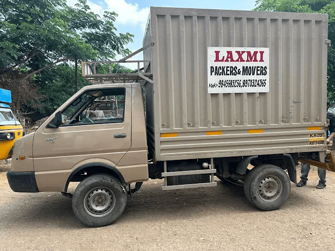 Mini truck for 1RK and 1BHK shifting by Laxmi Packers and Movers Bangalore