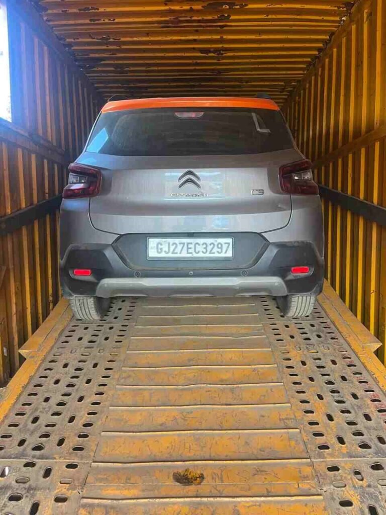 Car transport from Bangalore to Gujarat by Laxmi Packers and Movers Bangalore