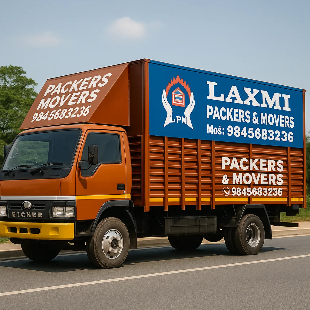 Laxmi Packers and Movers Eicher Truck for Local Shifting in Bangalore