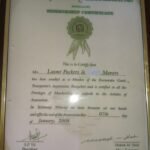 KGTA registration certificate of Laxmi Packers and Movers Bangalore