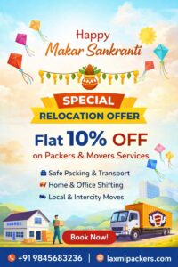 Makar Sankranti special offer 10 percent off on packers and movers in Bangalore by Laxmi Packers and Movers